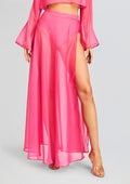 Alaia Long Slit Skirt by Shani Shemer in Rose Blossom, product image 1
