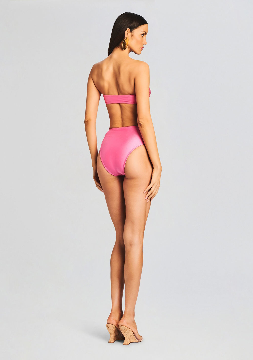 Vinceta Bikini Bottom by Shani Shemer in Rose Blossom, product image 4
