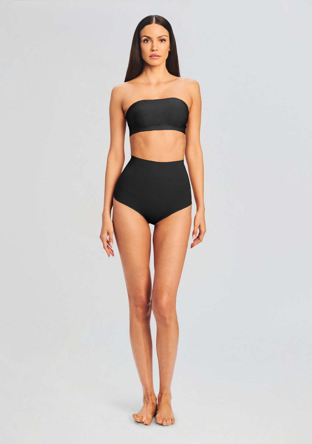 Butter Soft-Support Strapless Bandeau by Commando in Black, product image 3