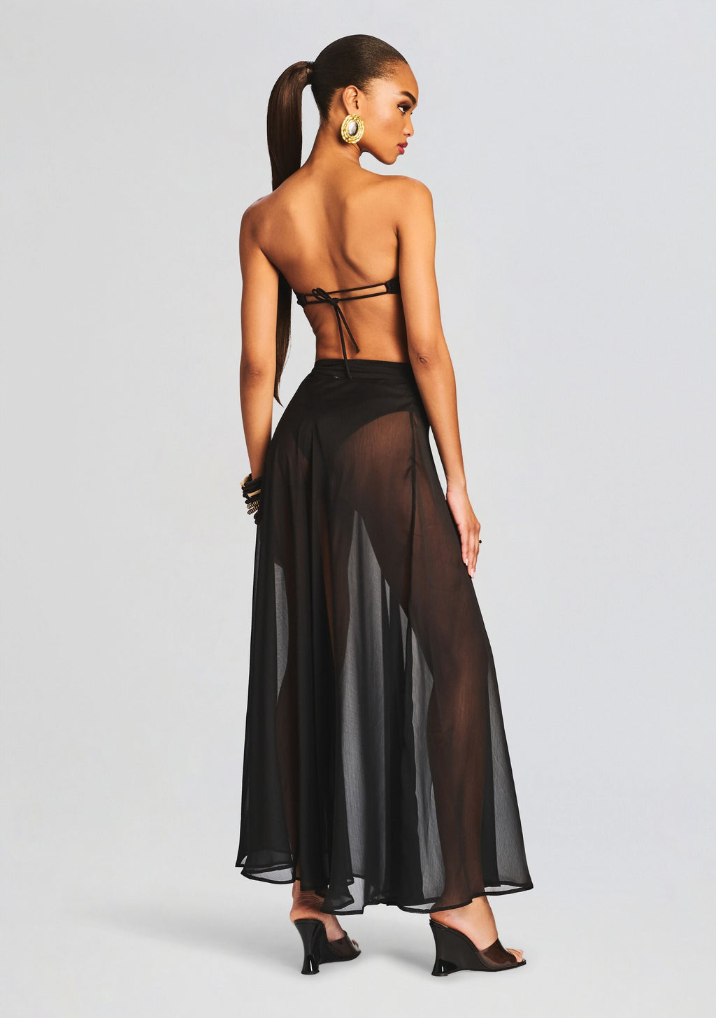 Ines Bikini Top by Shani Shemer in Black, product image 4
