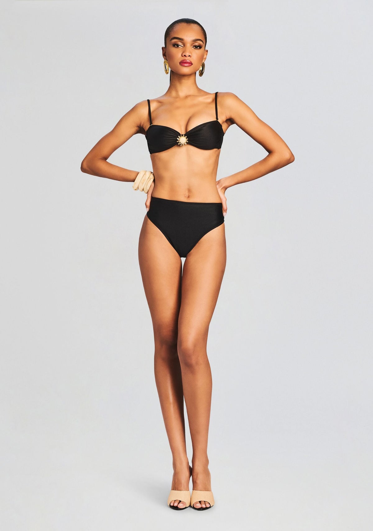 Alba Bikini Bottom by Shani Shemer in Black, product image 2