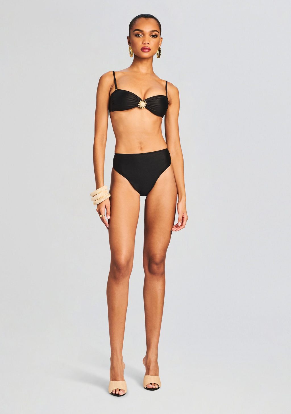 Alba Bikini Bottom by Shani Shemer in Black, product image 5