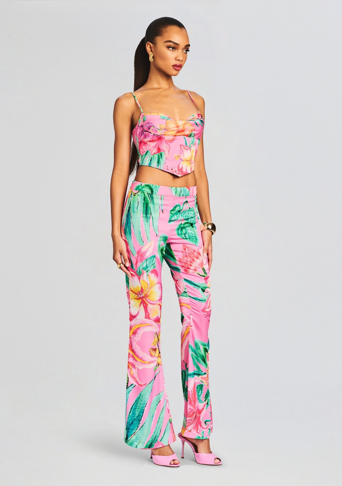 Megan Pant by Rococo Sand in Pink Floral, product image 3
