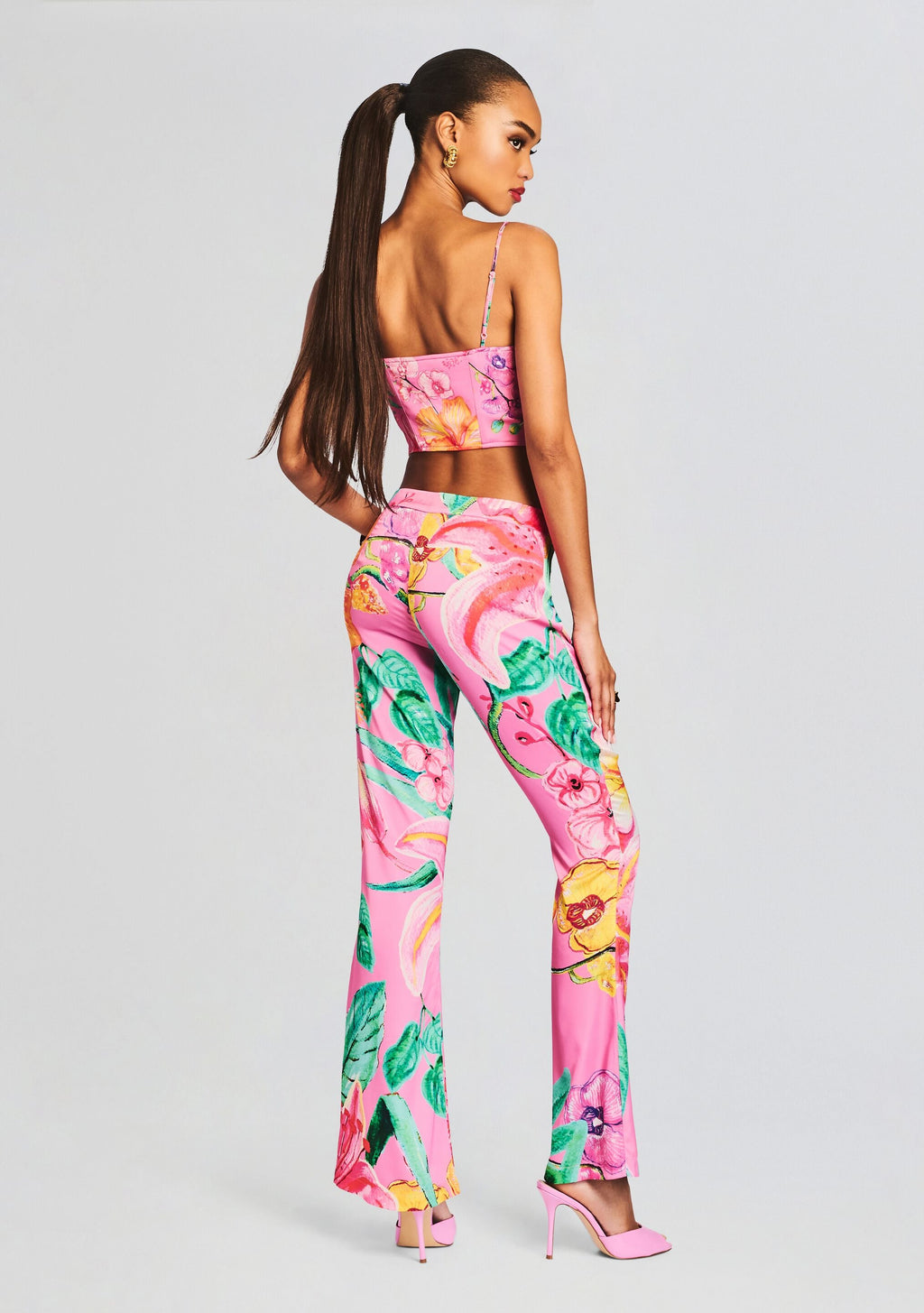 Megan Pant by Rococo Sand in Pink Floral, product image 4