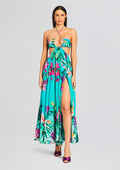 Ocean Maxi Dress by Rococo Sand in Turquoise, product image 1