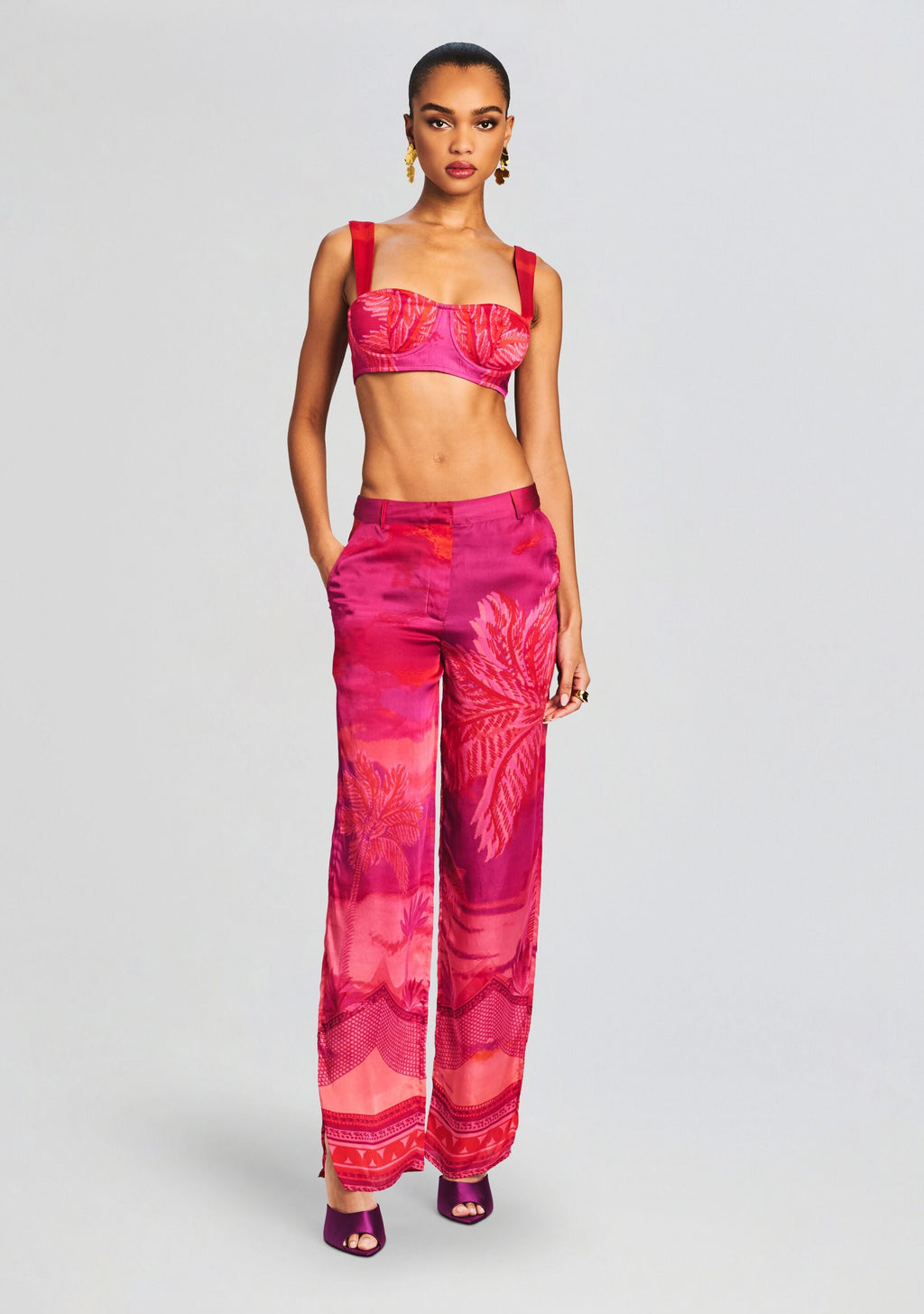 Soma Pant by Hemant & Nandita in Multicolor, product image 5
