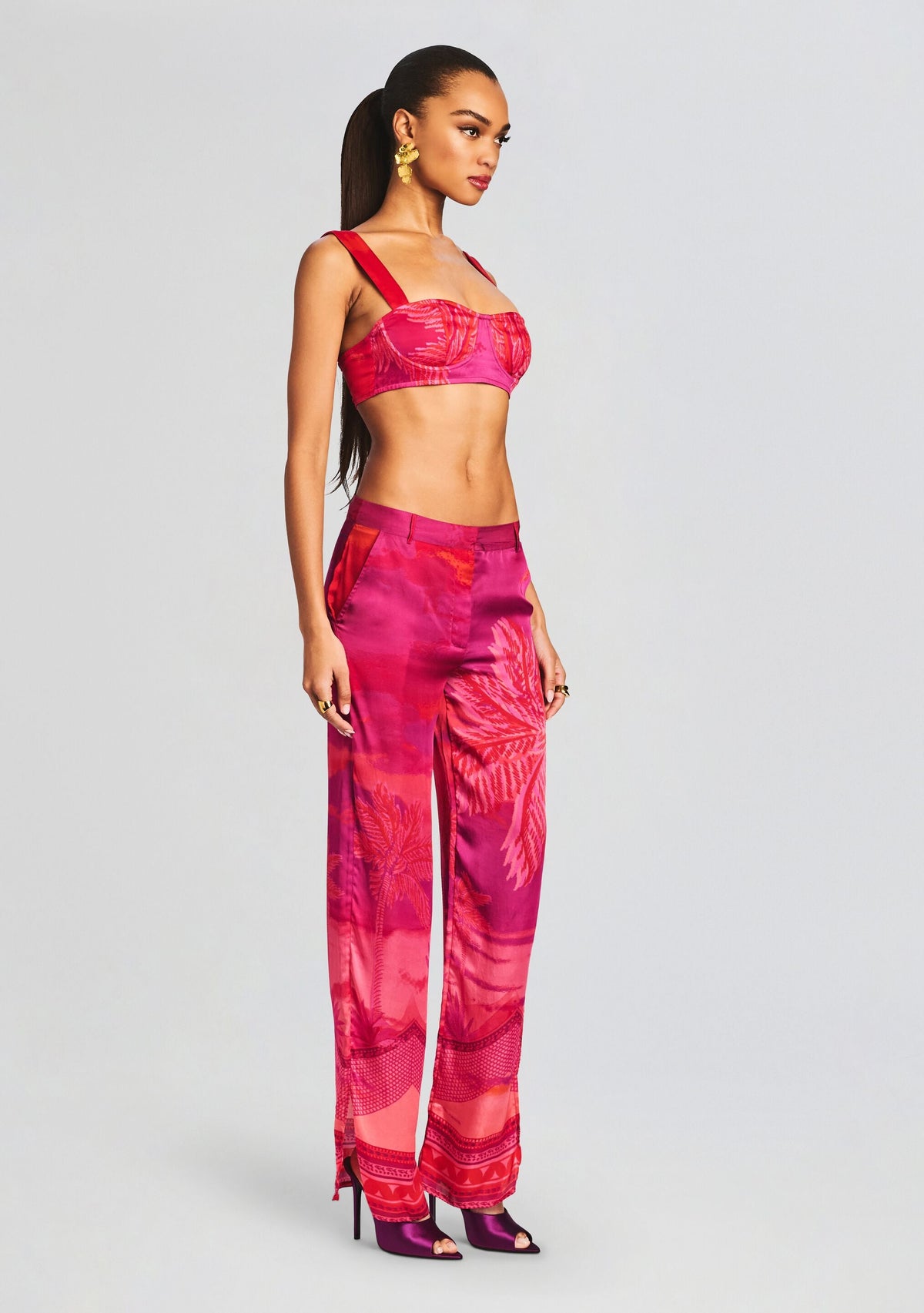 Soma Pant by Hemant & Nandita in Multicolor, product image 3