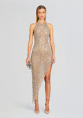Audacia Dress by retrofête in Silver, product image 1