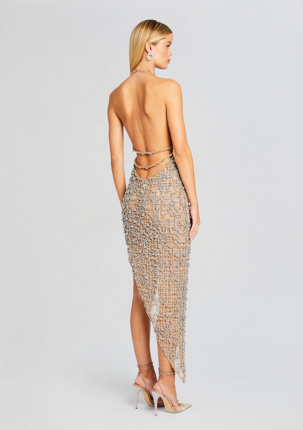 Audacia Dress by retrofête in Silver, product image 4