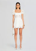 Ayiak Short Dress by Charo Ruiz in White Samoa, product image 1