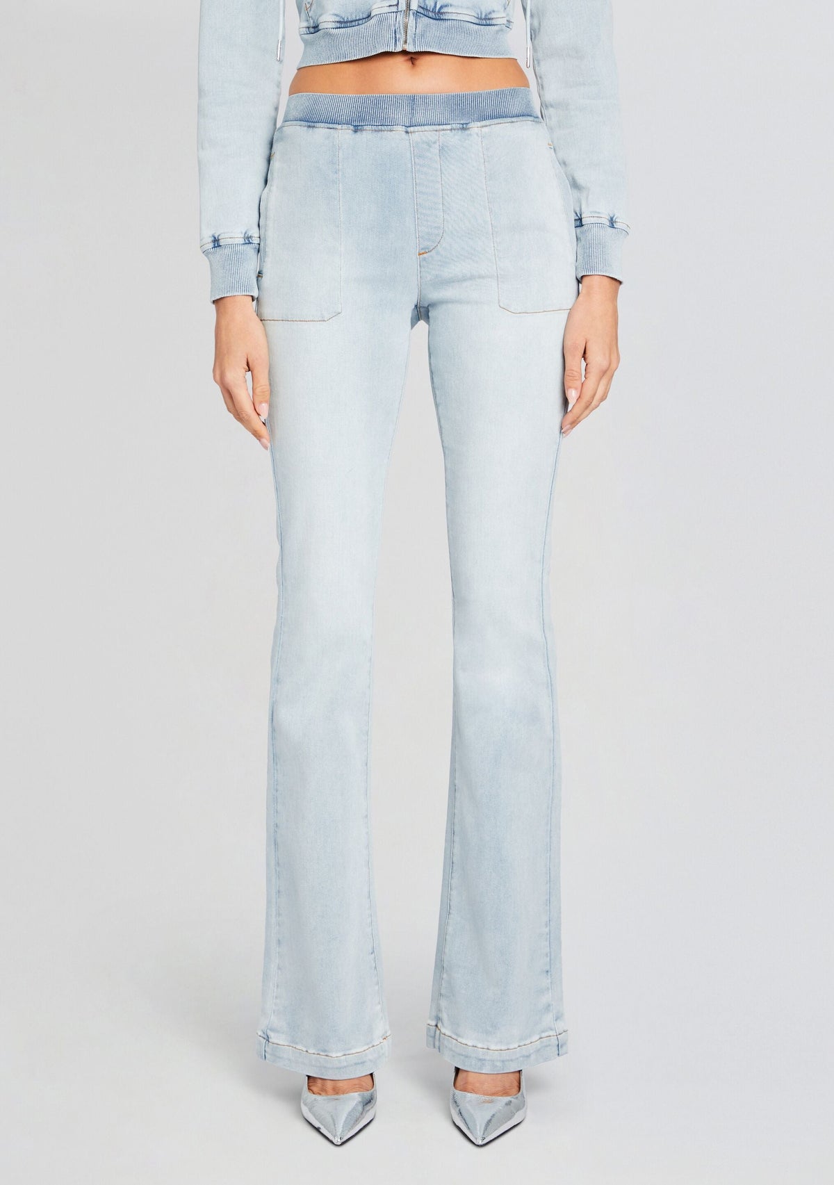 Catalina Terry Jean by SEROYA in Skylight Terry, product image 1