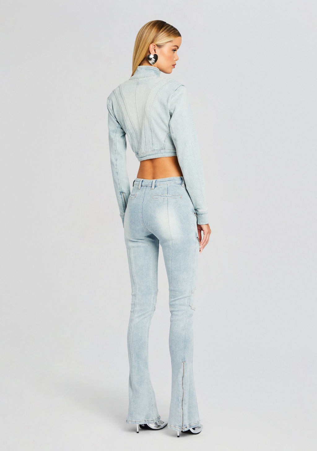 Chrissy Denim Jacket by SEROYA in Skylight, product image 4