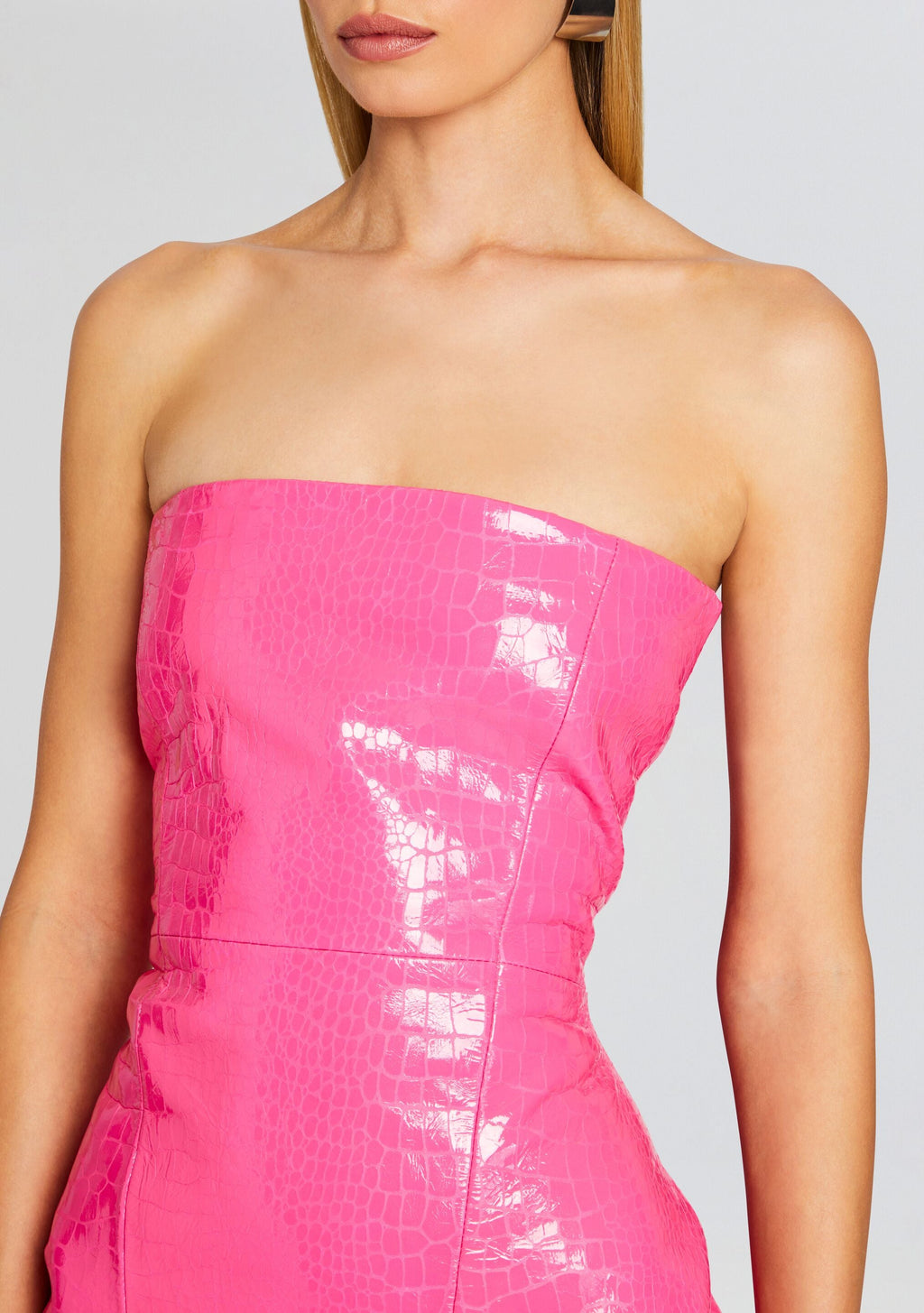 Kimora Leather Dress by retrofête in Paradise Pink, product image 2
