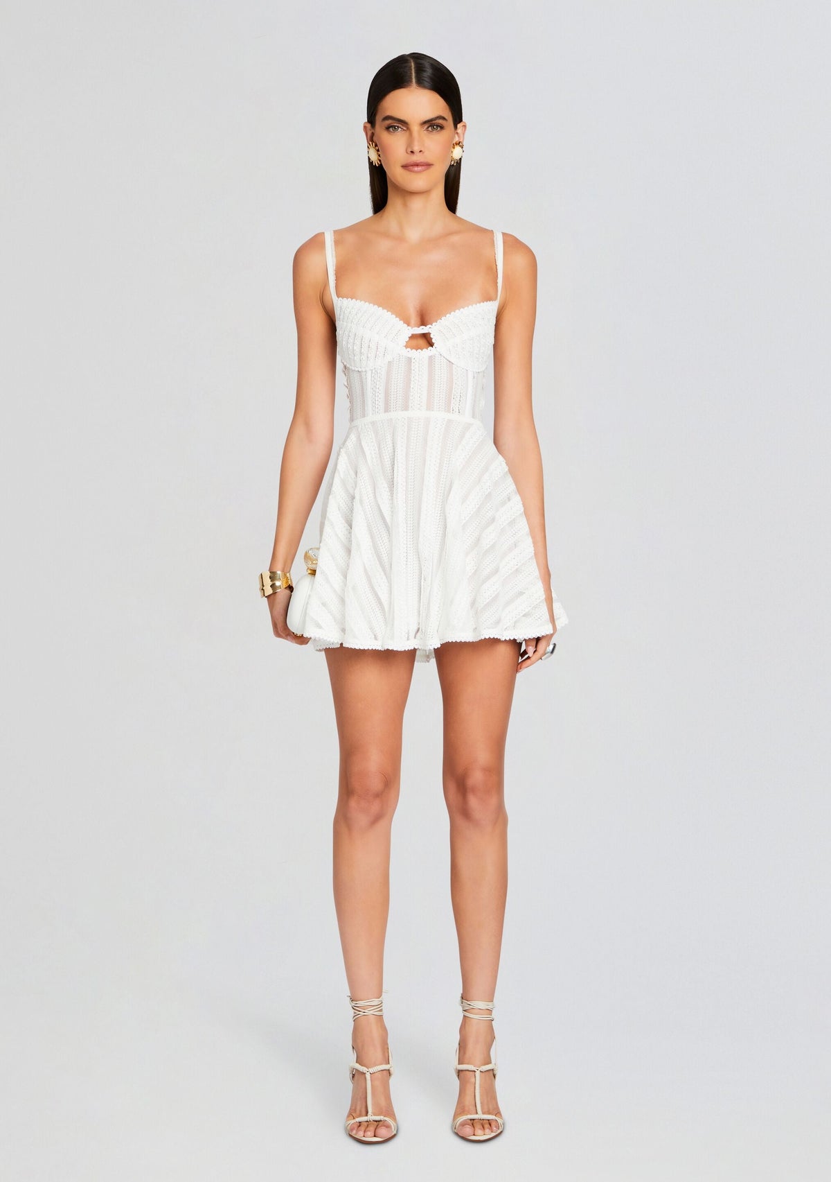 Limmey Short Dress by Charo Ruiz in Natural White, product image 1