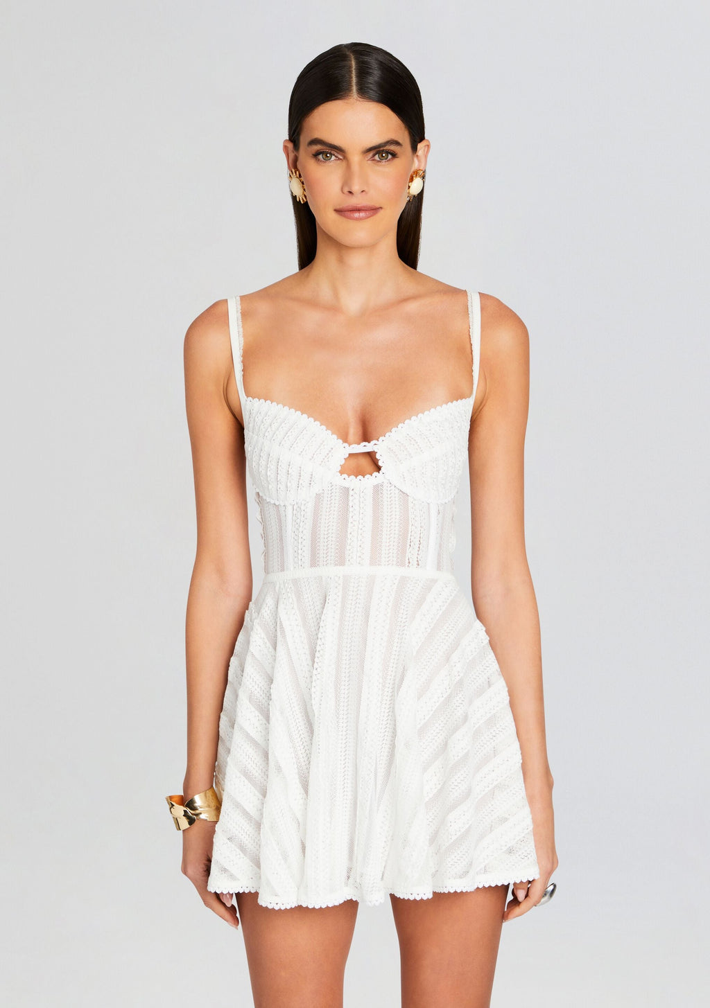 Limmey Short Dress by Charo Ruiz in Natural White, product image 2