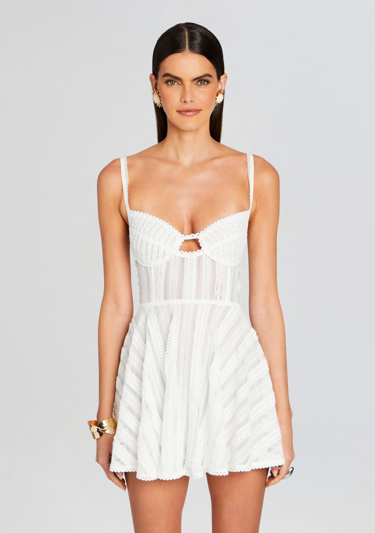 Limmey Short Dress by Charo Ruiz in Natural White, product image 2