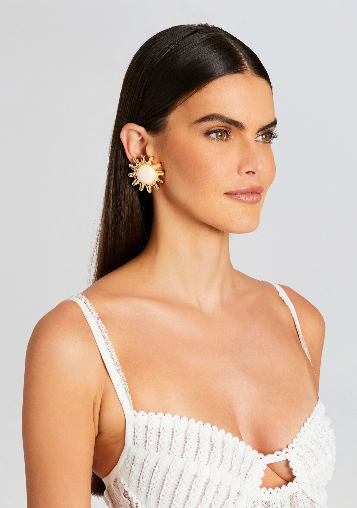 Luna Earrings by Shani Shemer in Bronze, product image 2