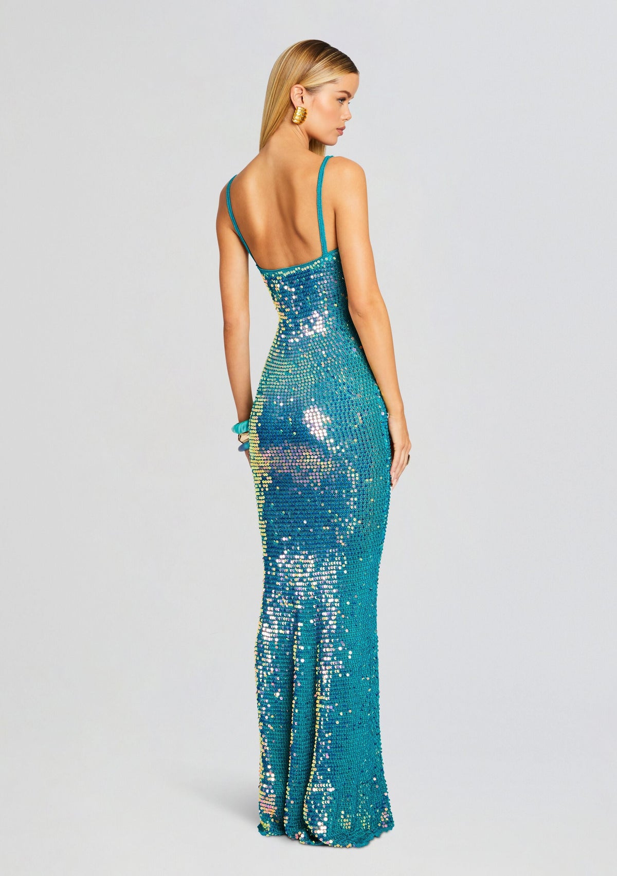 Lisette Dress by retrofête in Aquamarine, product image 4
