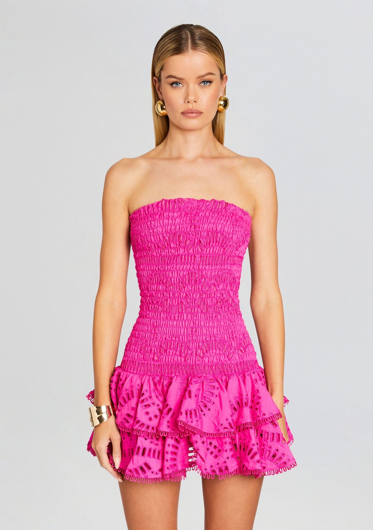 Megan Short Dress by Charo Ruiz in Hot Pink, product image 5
