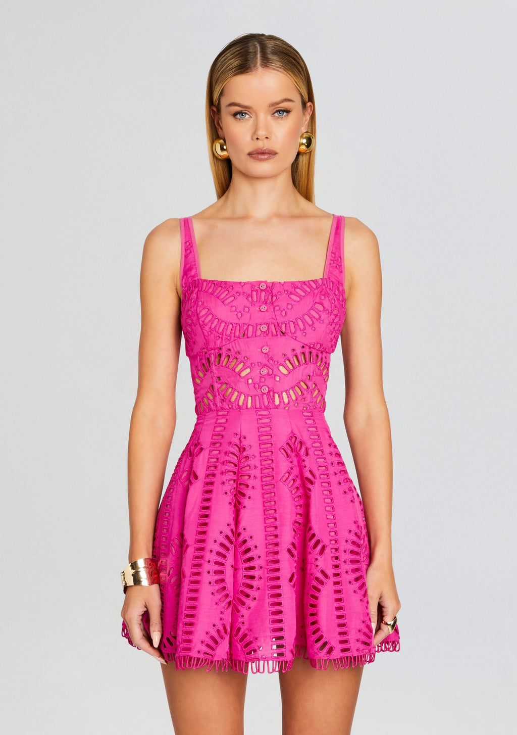 Ricka Short Dress by Charo Ruiz in Hot Pink, product image 5