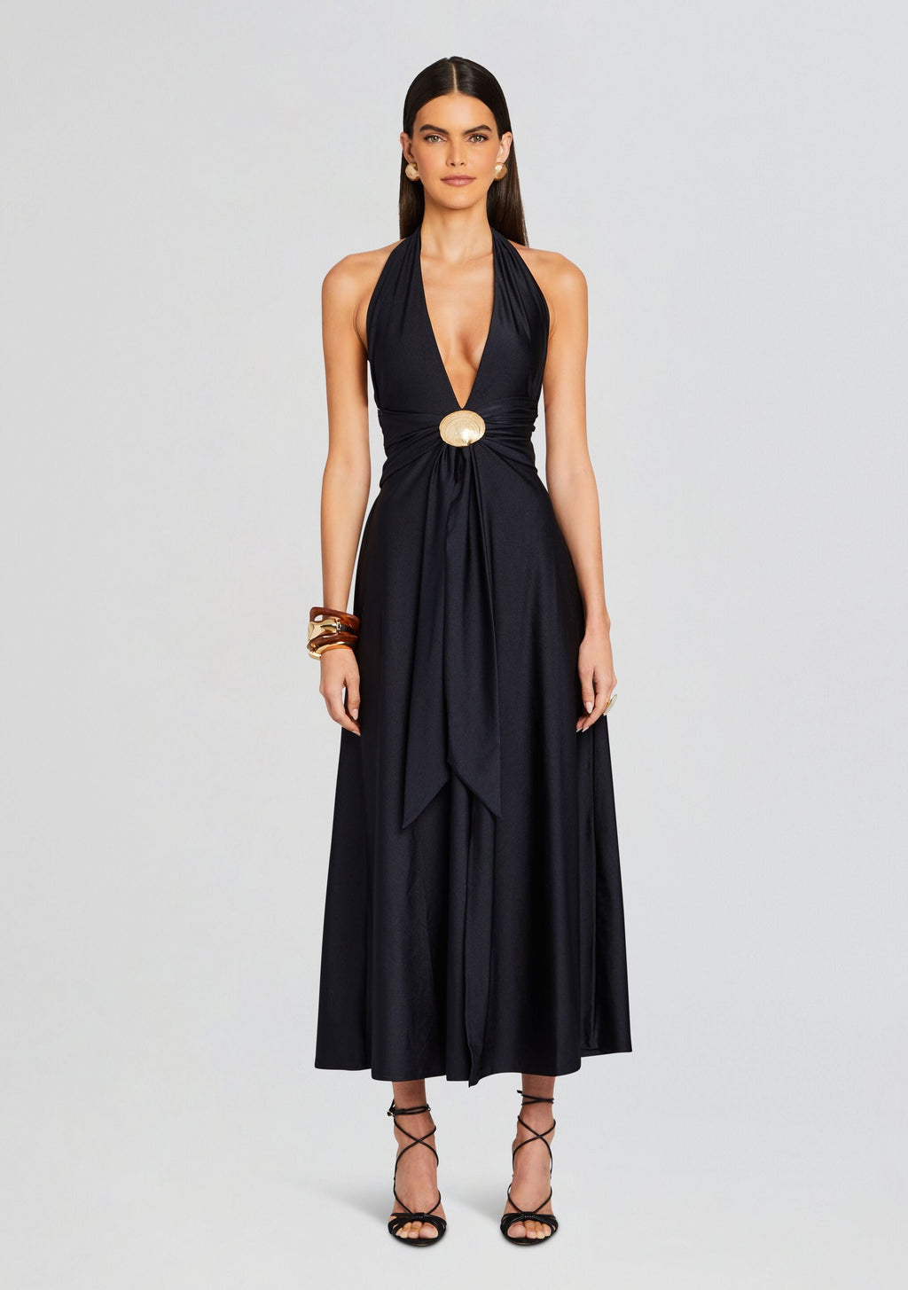 Shelly Maxi Dress by Shani Shemer in Black, product image 5