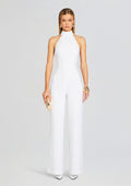 Taylor Tie Back Jumpsuit by Sans Faff in White, product image 1