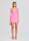 Veronica Dress by retrofête in Hyper Pink, product image 1