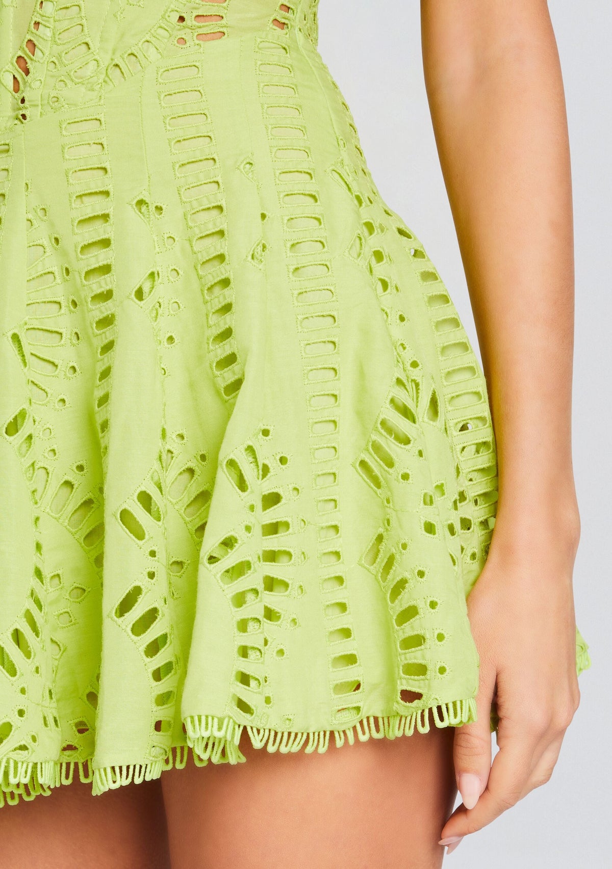 Zannick Short Dress by Charo Ruiz in Lime Punch, product image 2