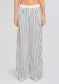 Dixon Pant by SEROYA in Navy/ Ivory Stripe, product image 1