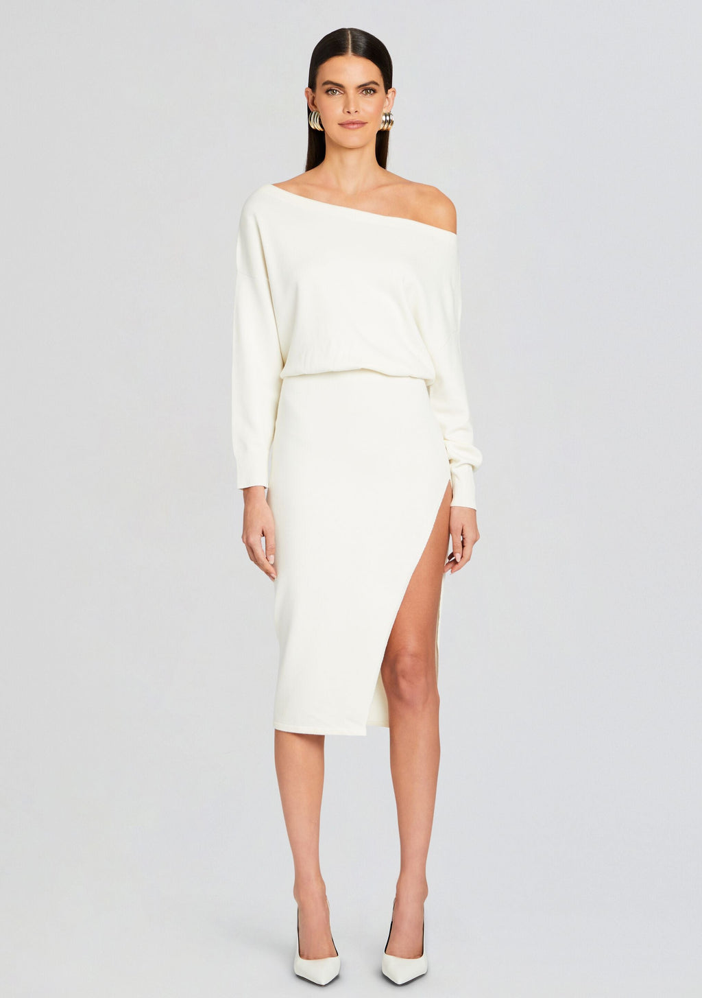 Francie Dress by SEROYA in Cream, product image 1