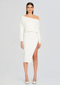 Francie Dress by SEROYA in Cream, product image 1