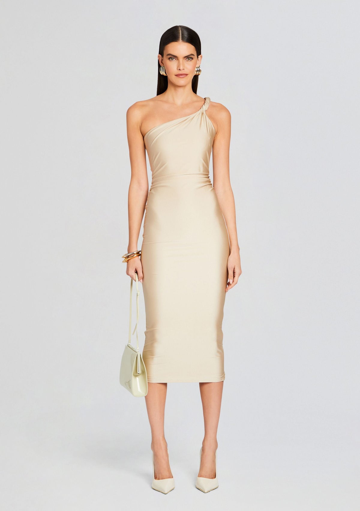 Mildred Dress by SEROYA in Gold, product image 5
