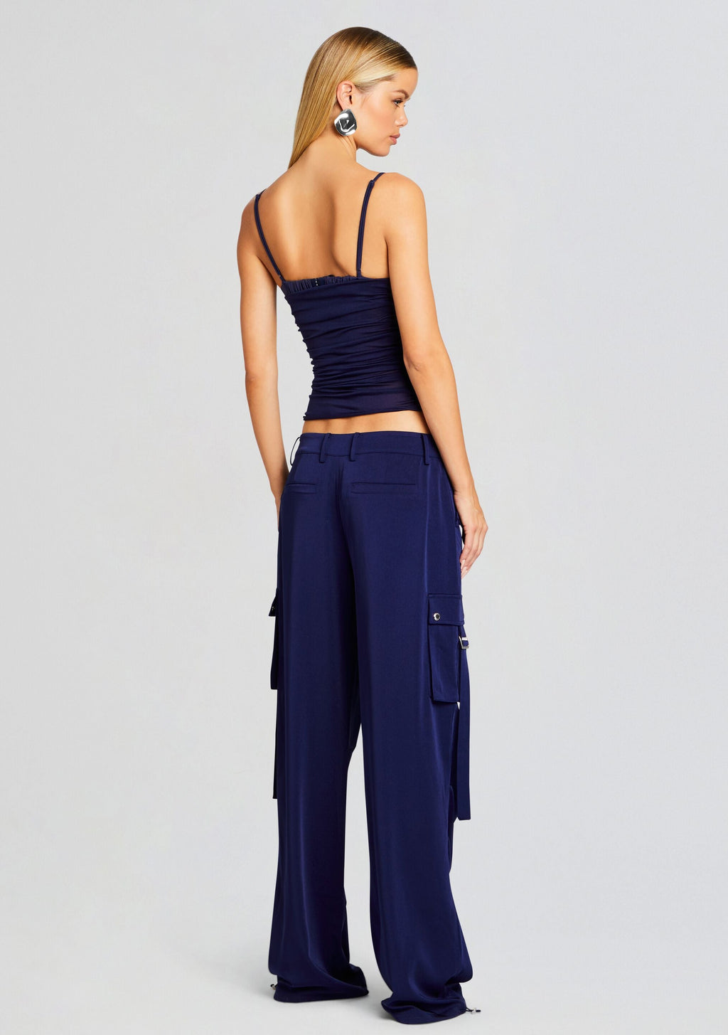 Reyes Top by SEROYA in Navy, product image 4