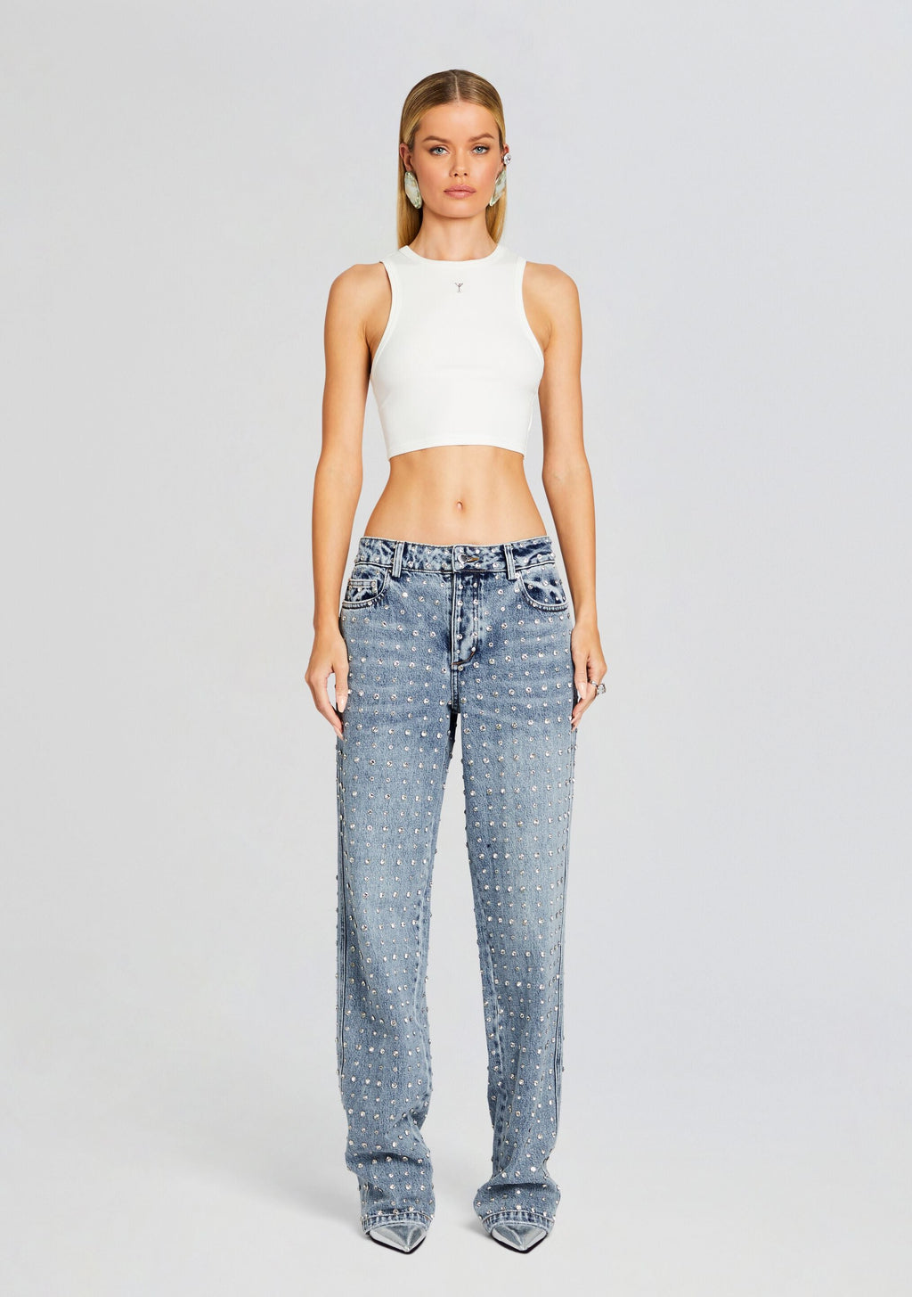 Clea Tank by retrofête in White, product image 4
