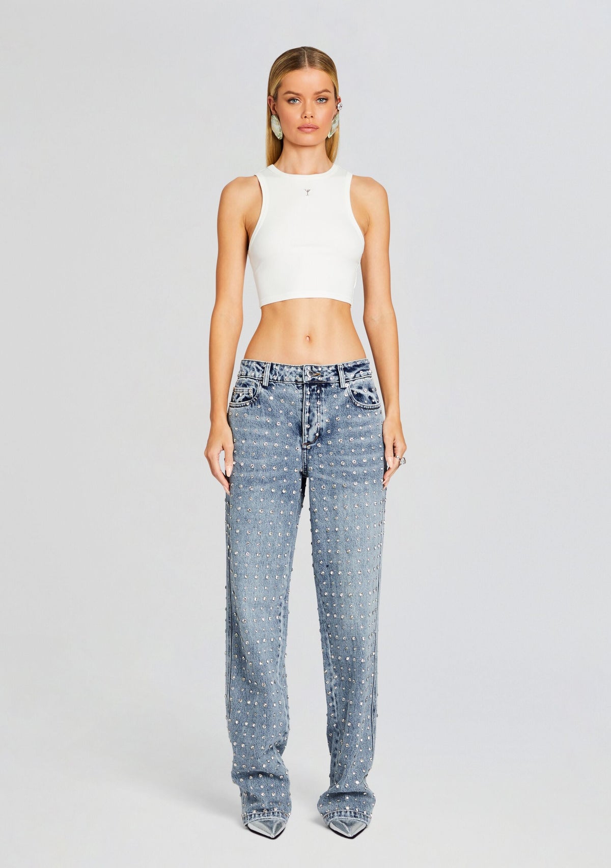 Clea Tank by retrofête in White, product image 4