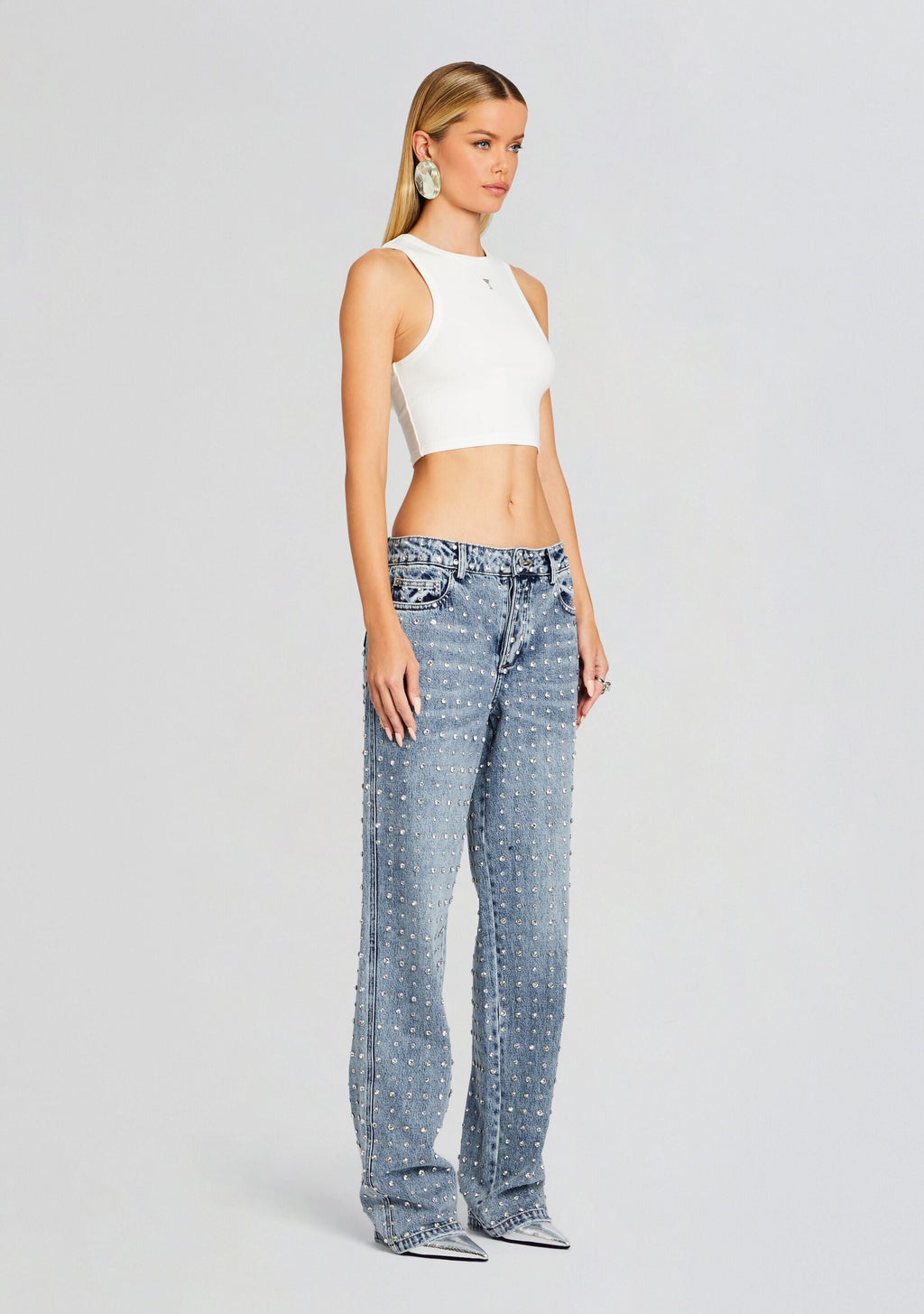 Clea Tank by retrofête in White, product image 3