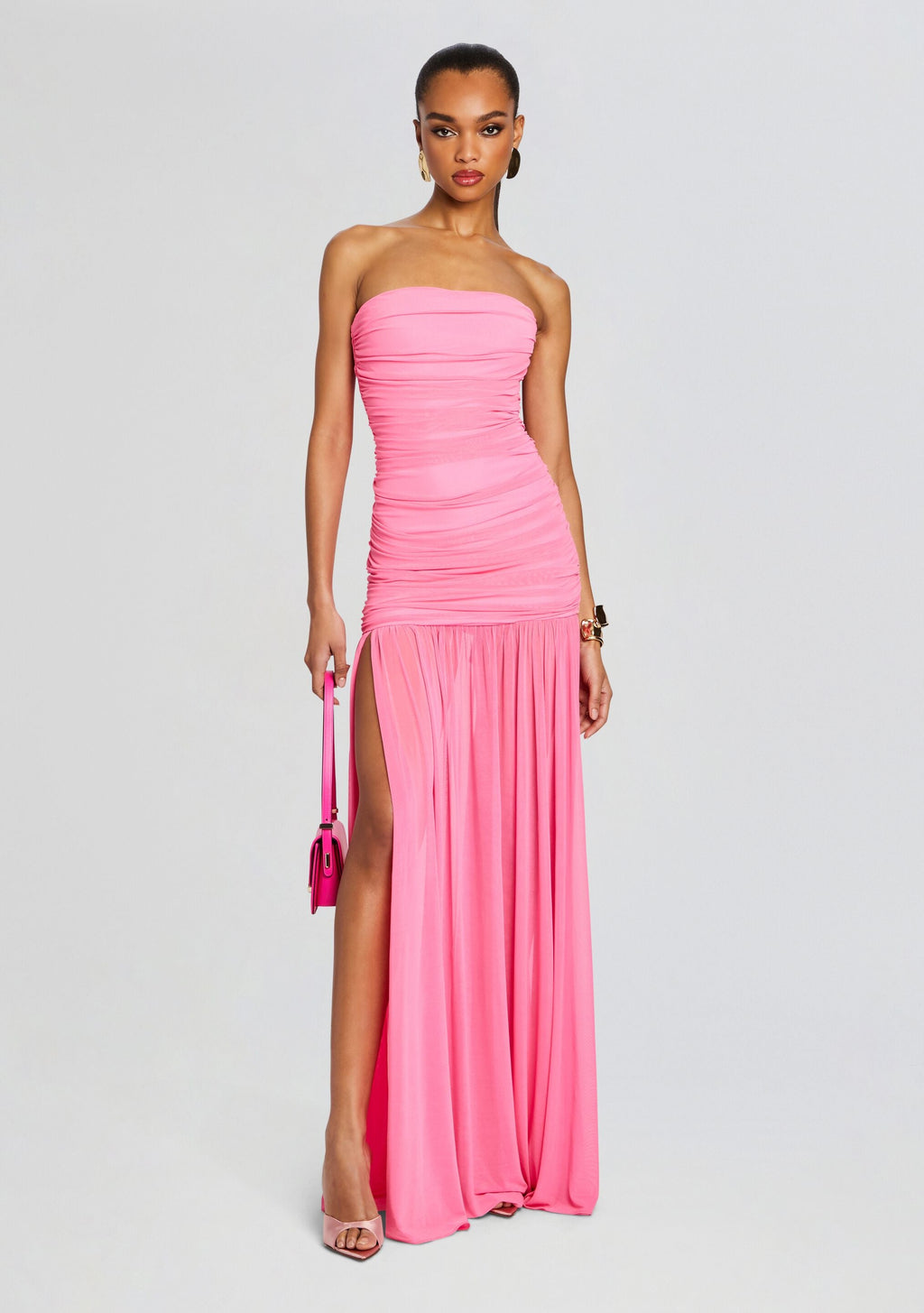 Adele Dress by retrofête in Candy Pink, product image 1