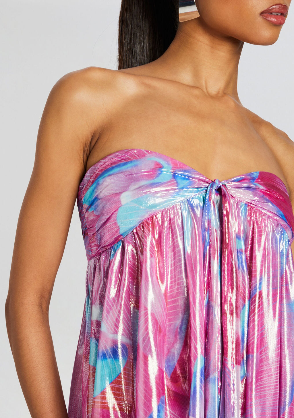Diondra Silk Dress by retrofête in Pink Peony, product image 2