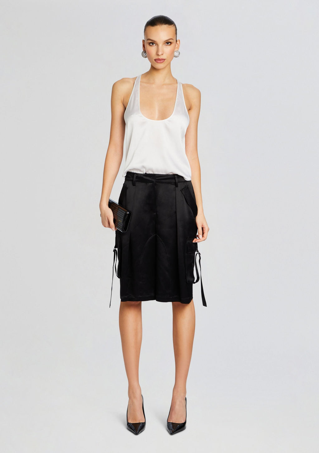 Mae Cargo Short by retrofête in Black, product image 5