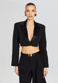 Edna Blazer by retrofête in Black, product image 1