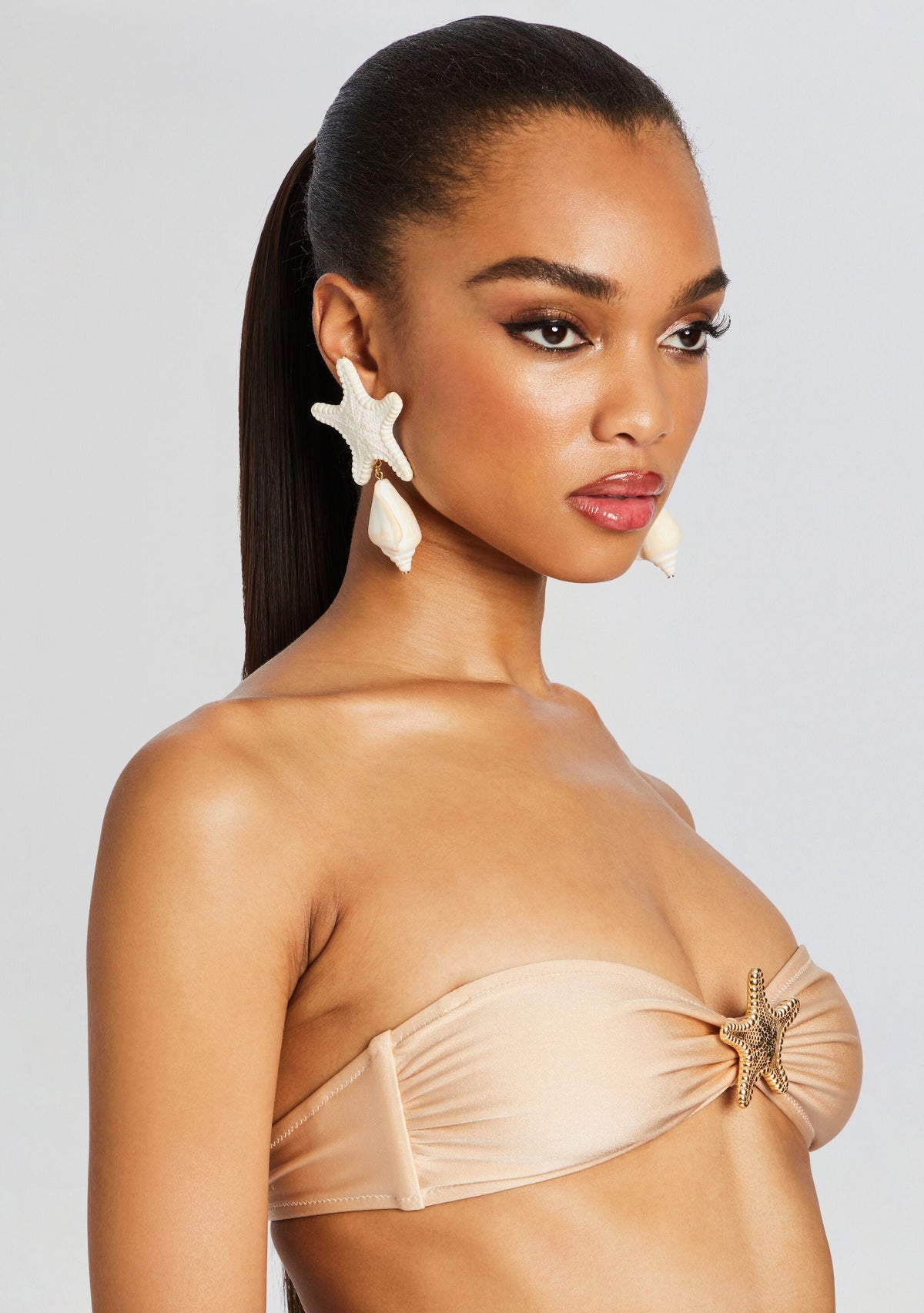 Elsana Earrings by Shani Shemer in Cream, product image 2