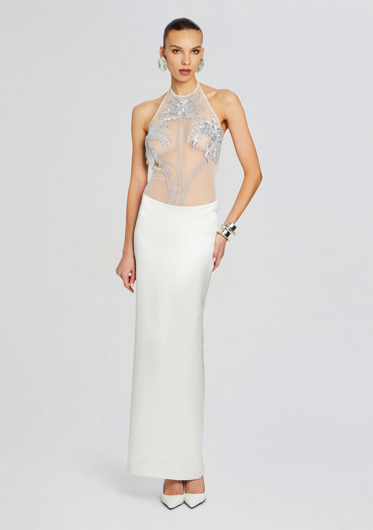Meridian Dress by retrofête in White, product image 1