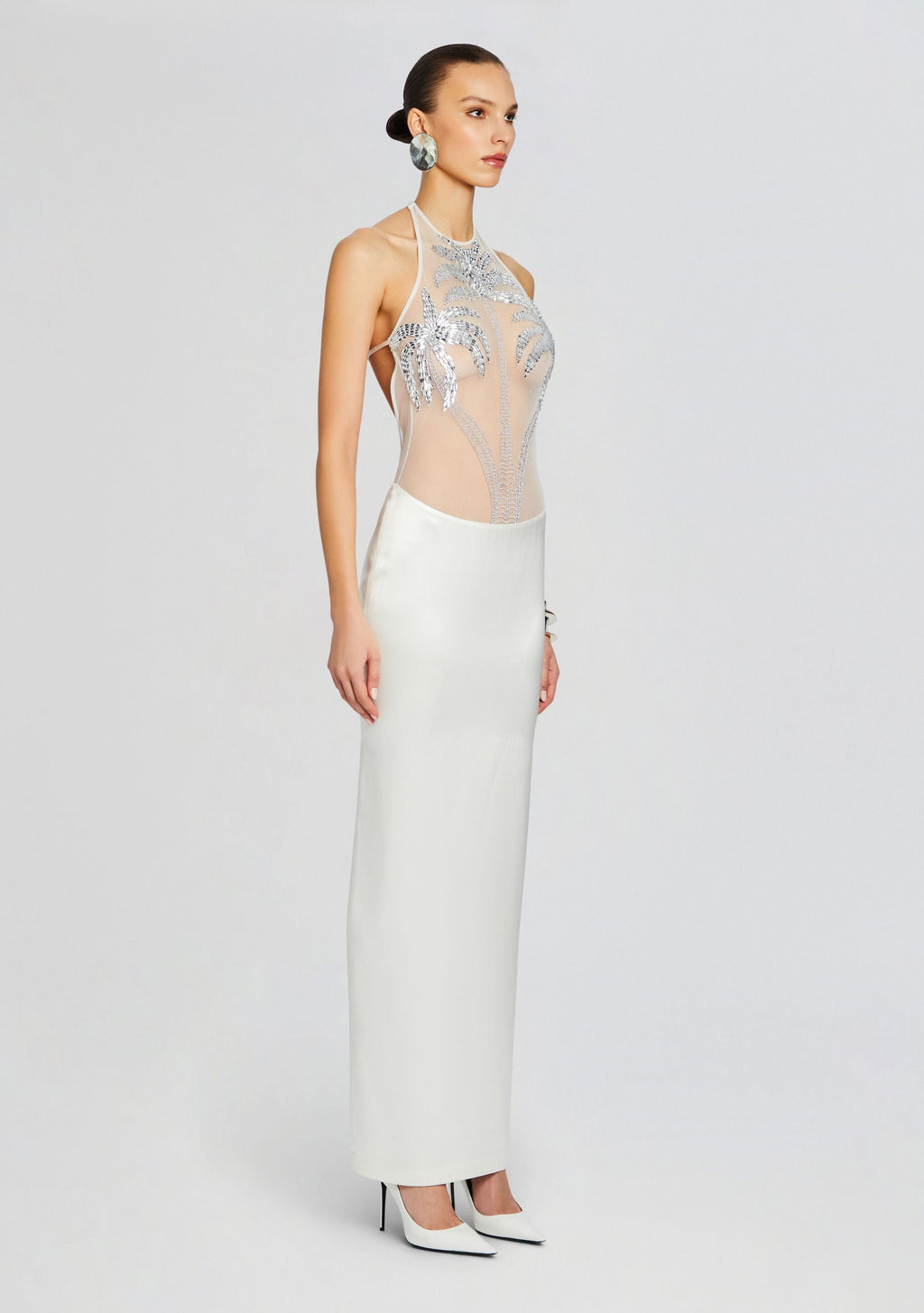 Meridian Dress by retrofête in White, product image 3
