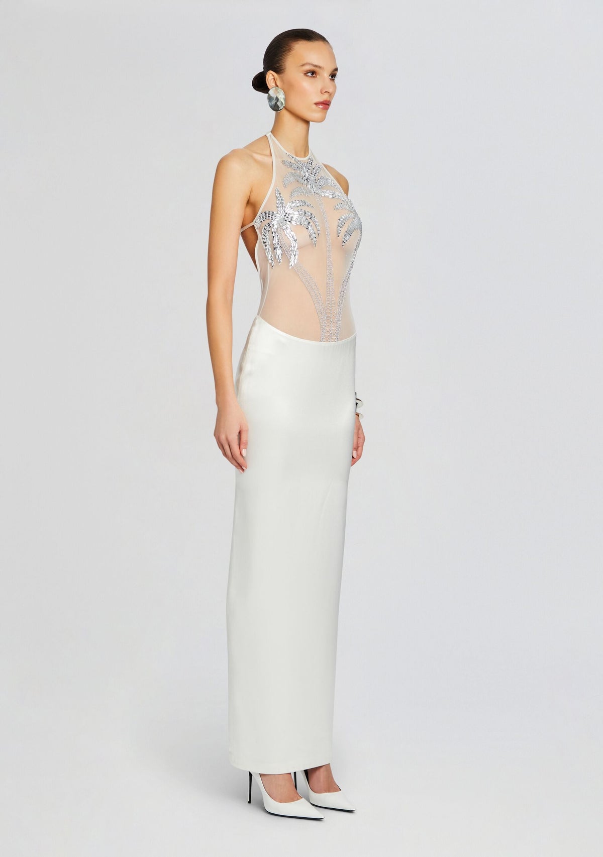 Meridian Dress by retrofête in White, product image 3