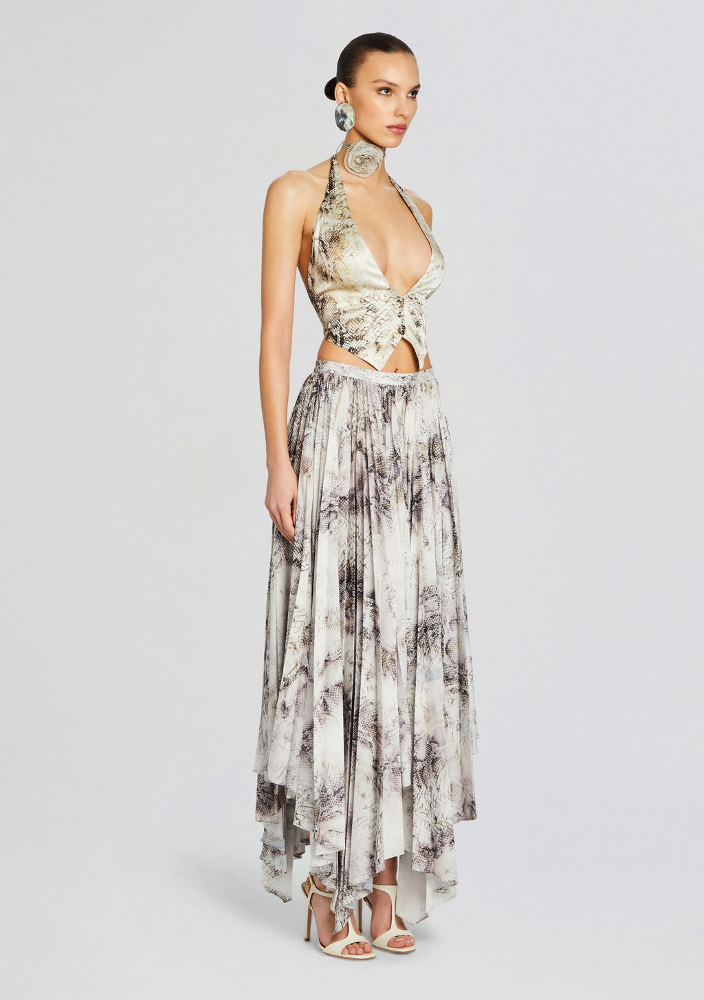 Traci Skirt by retrofête in Vintage Snake, product image 3