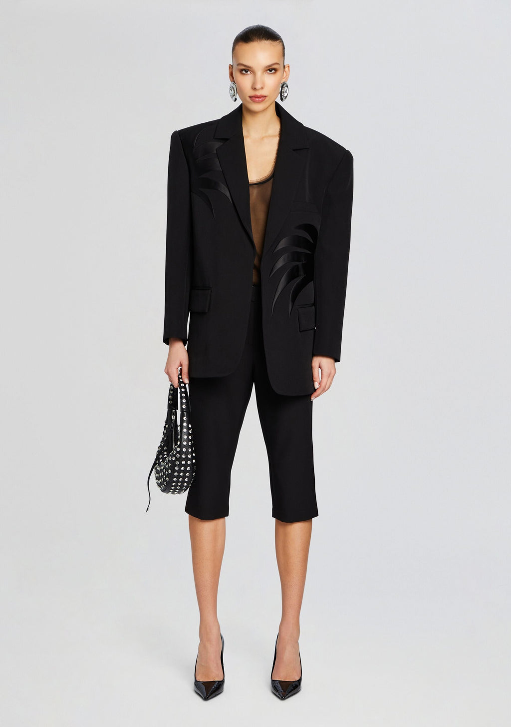 Rumer Blazer by retrofête in Black, product image 5