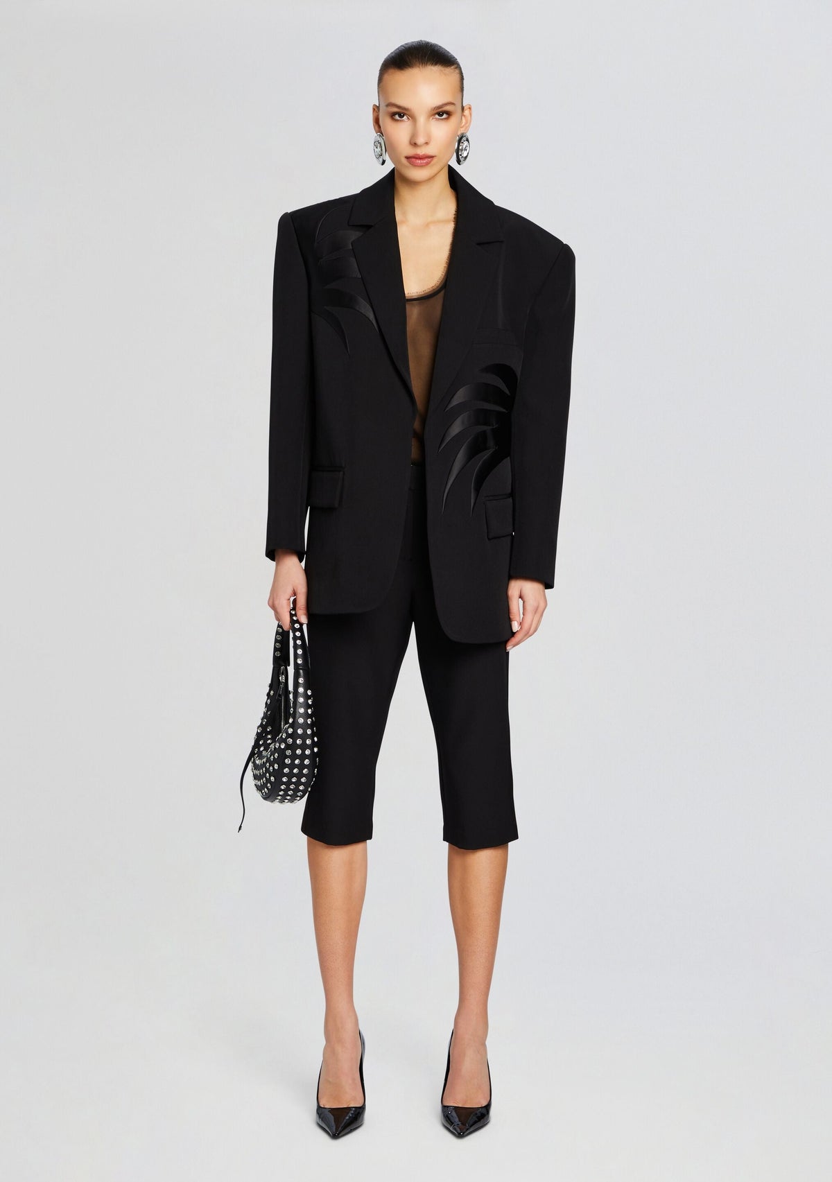 Rumer Blazer by retrofête in Black, product image 5
