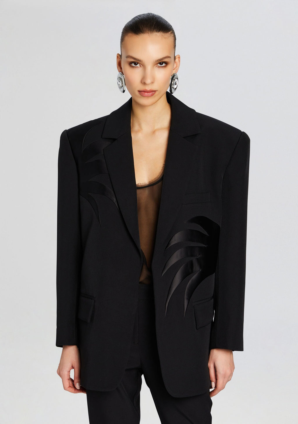 Rumer Blazer by retrofête in Black, product image 1