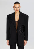 Rumer Blazer by retrofête in Black, product image 1