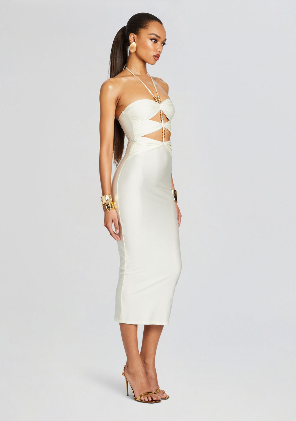 Isabel Maxi Dress by Shani Shemer in Cream, product image 3